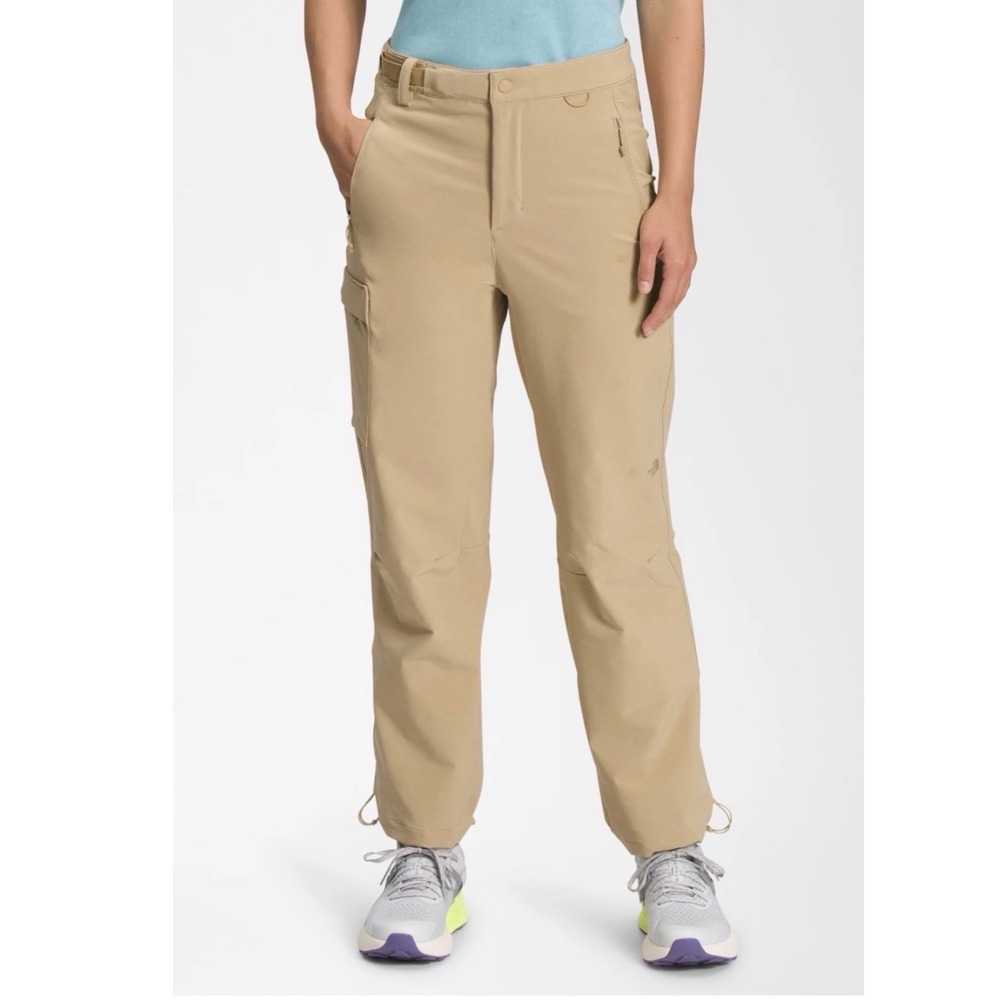 The North Face Bridgeway Ankle Pants Khaki Stone Womens 6 Regular NF0A5J7N NWT